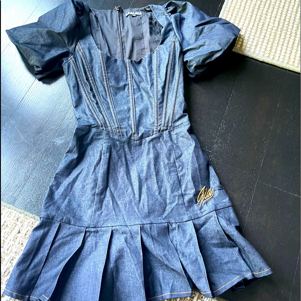 SOLD - I AM Gia denim dress